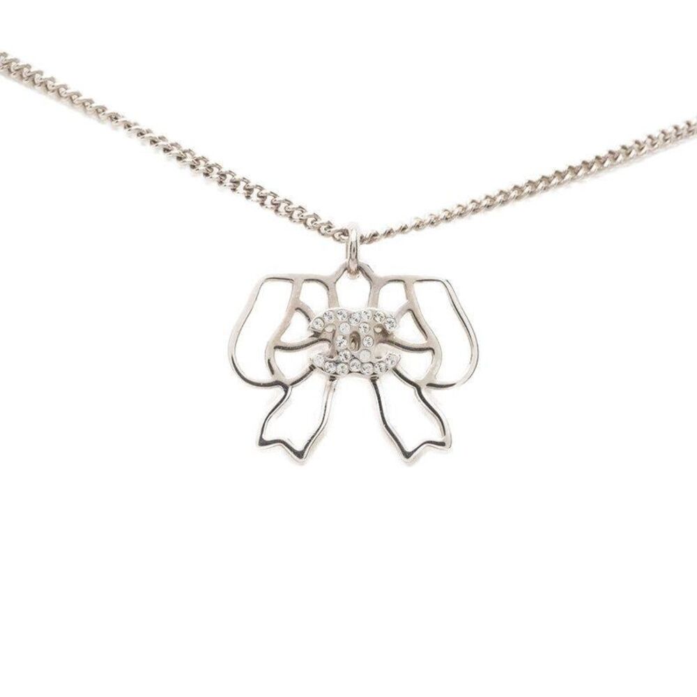 Chanel Coco Mark Ribbon Necklace